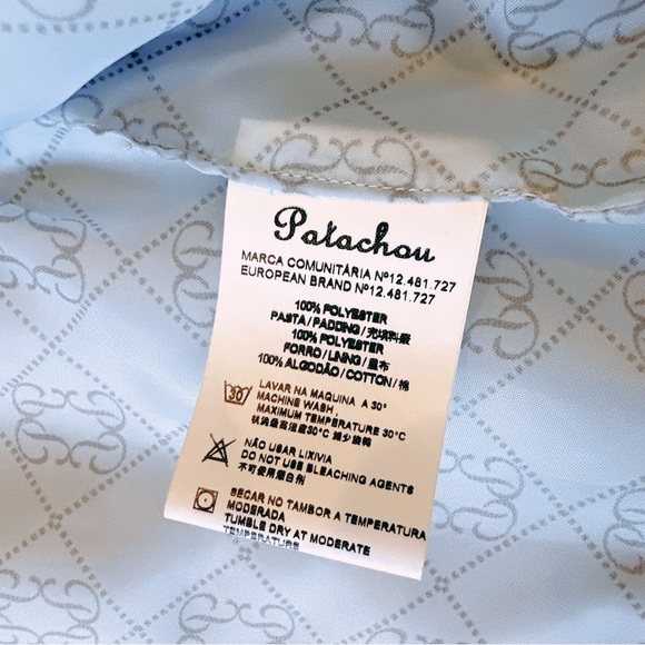 Patachou GREY FUR VEST WITH BOW - Picture 3 of 6